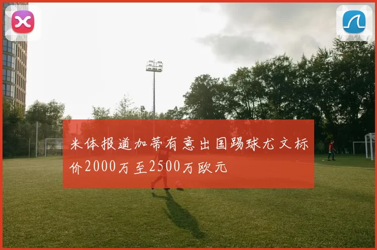 米体报道加蒂有意出国踢球尤文标价2000万至2500万欧元